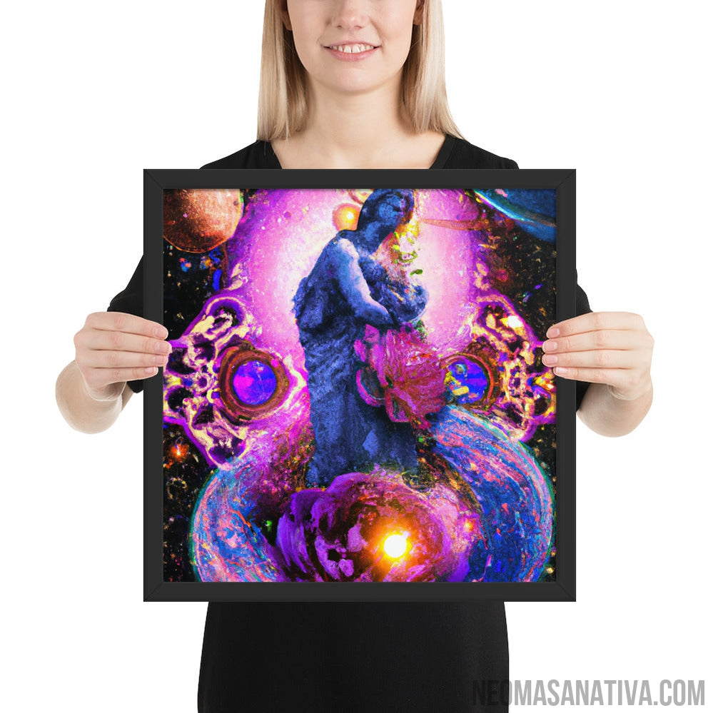 Goddess of the Galaxy Framed Photo Paper Poster