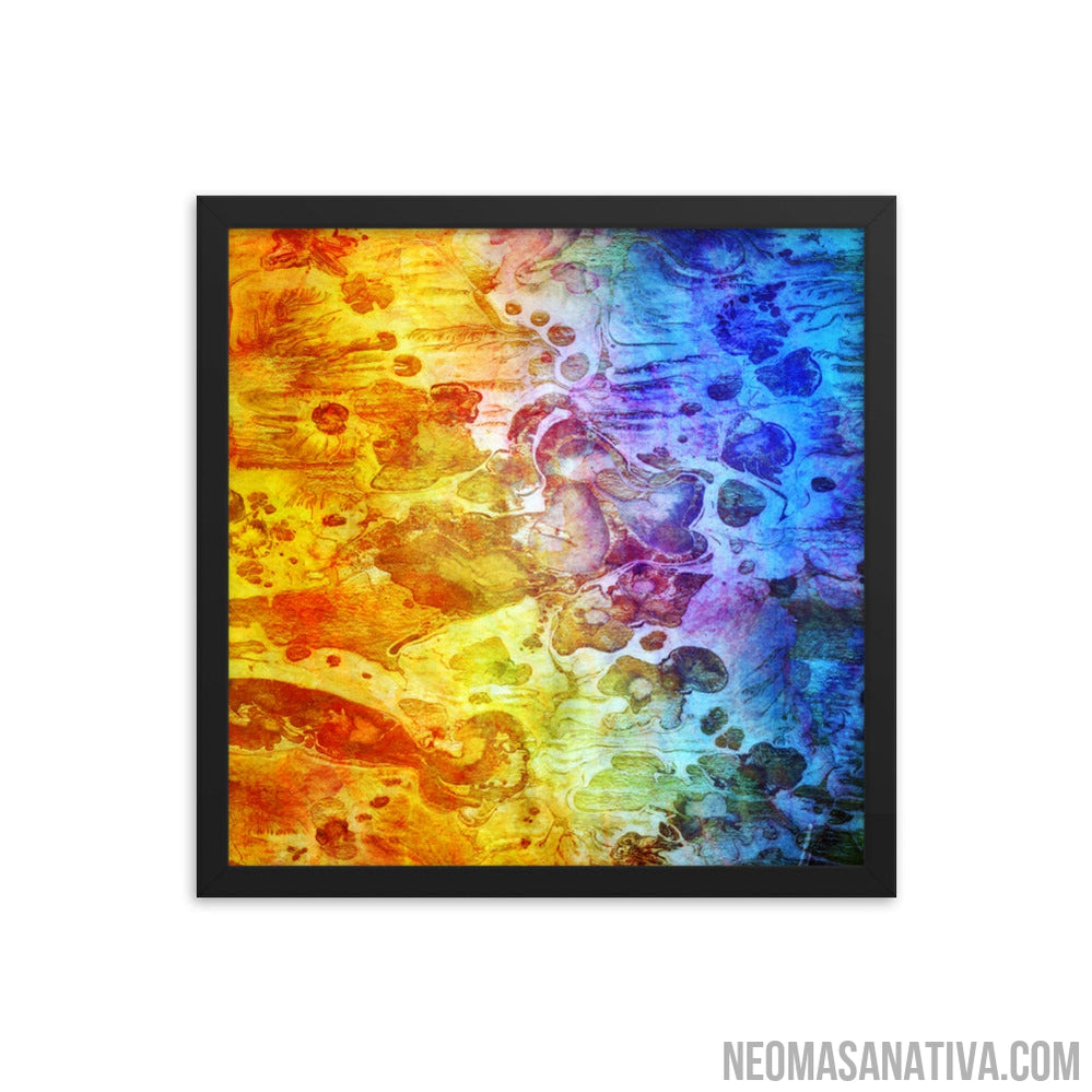 Mapping the Mind Framed Photo Paper Poster