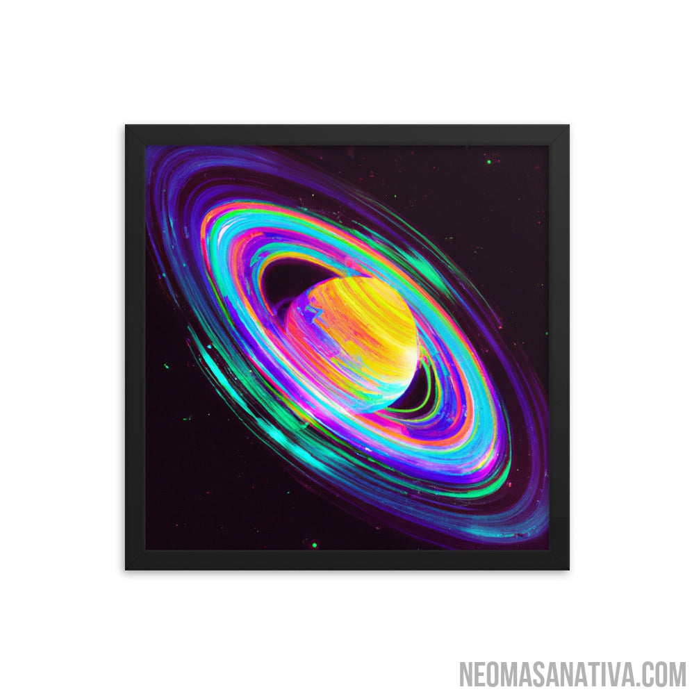 Rainbow Planet Dreams Framed Photo Paper Poster