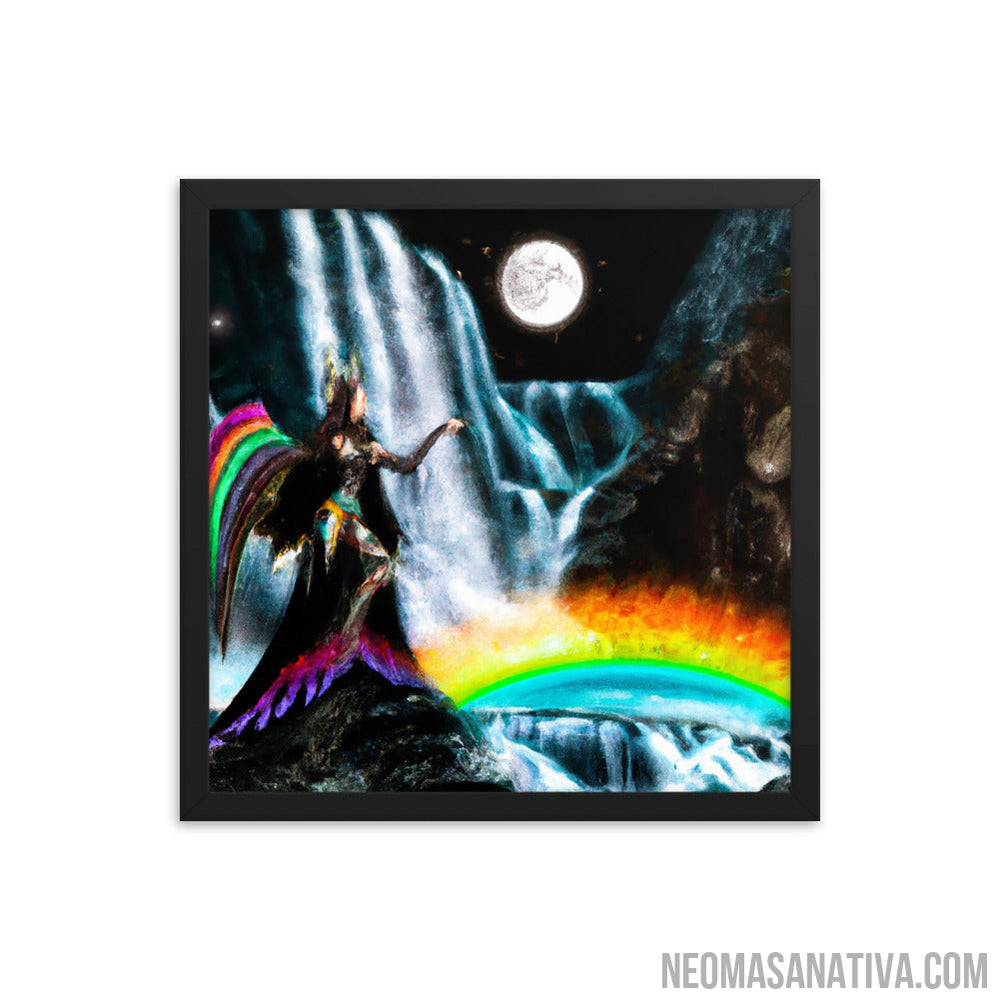 The Protector of the Falls Framed Photo Paper Poster