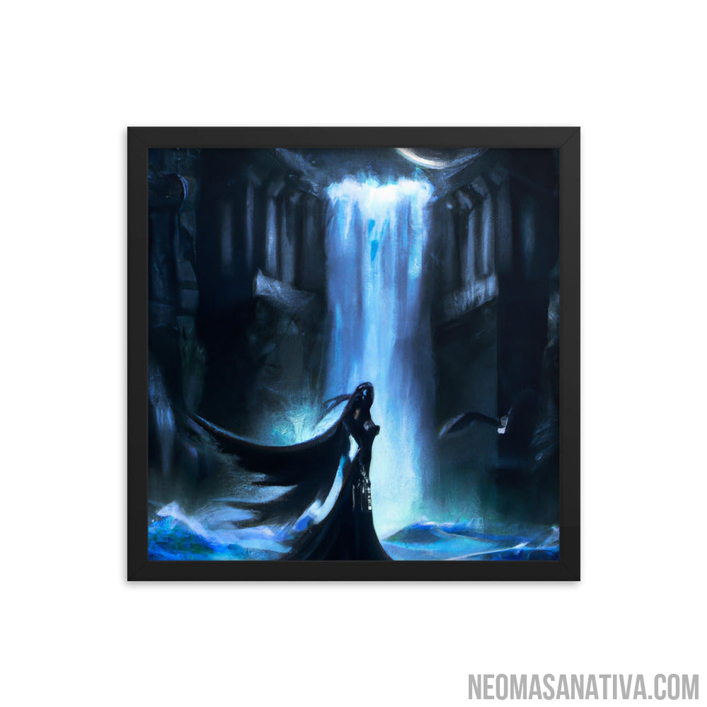 The Lady Of The Shadows Framed Photo Paper Poster