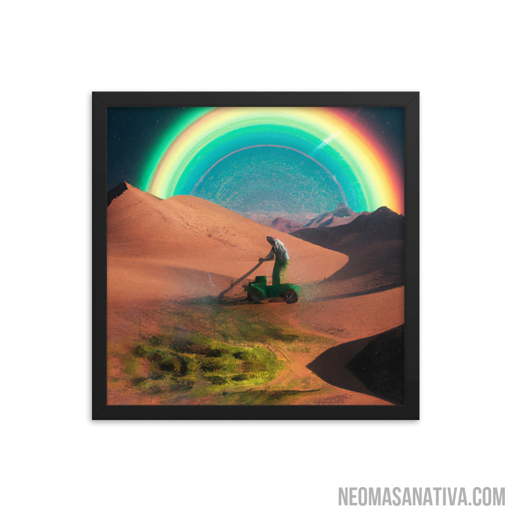 Gardener of the Desert Framed Photo Paper Poster