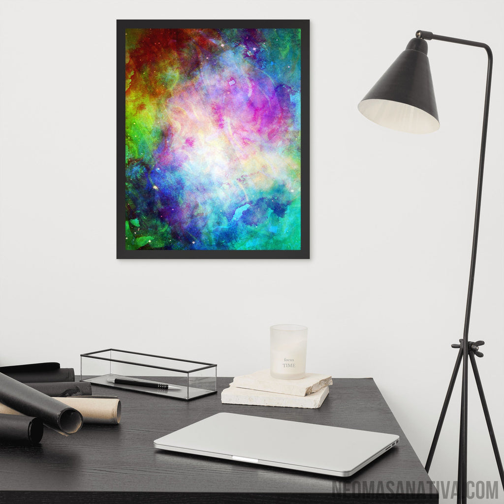 Nautilus Nebula Framed Photo Paper Poster