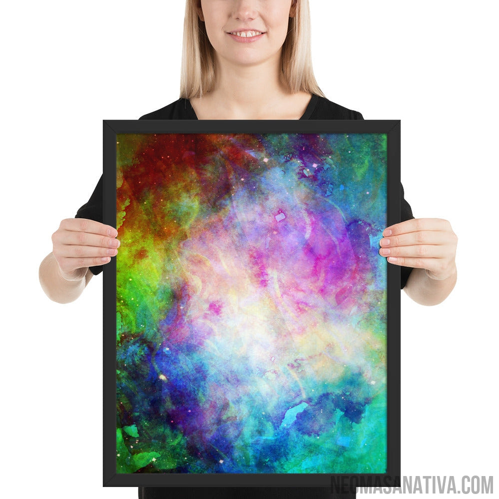 Nautilus Nebula Framed Photo Paper Poster