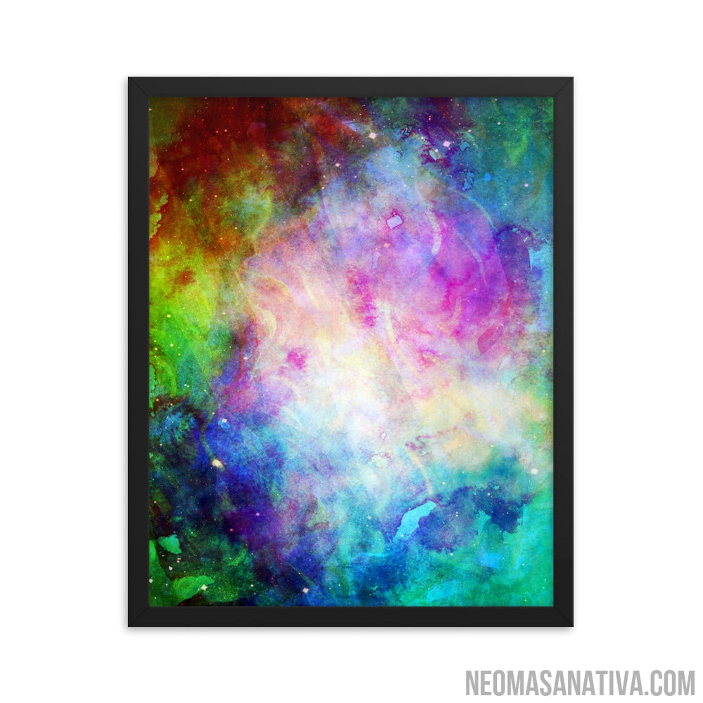 Nautilus Nebula Framed Photo Paper Poster