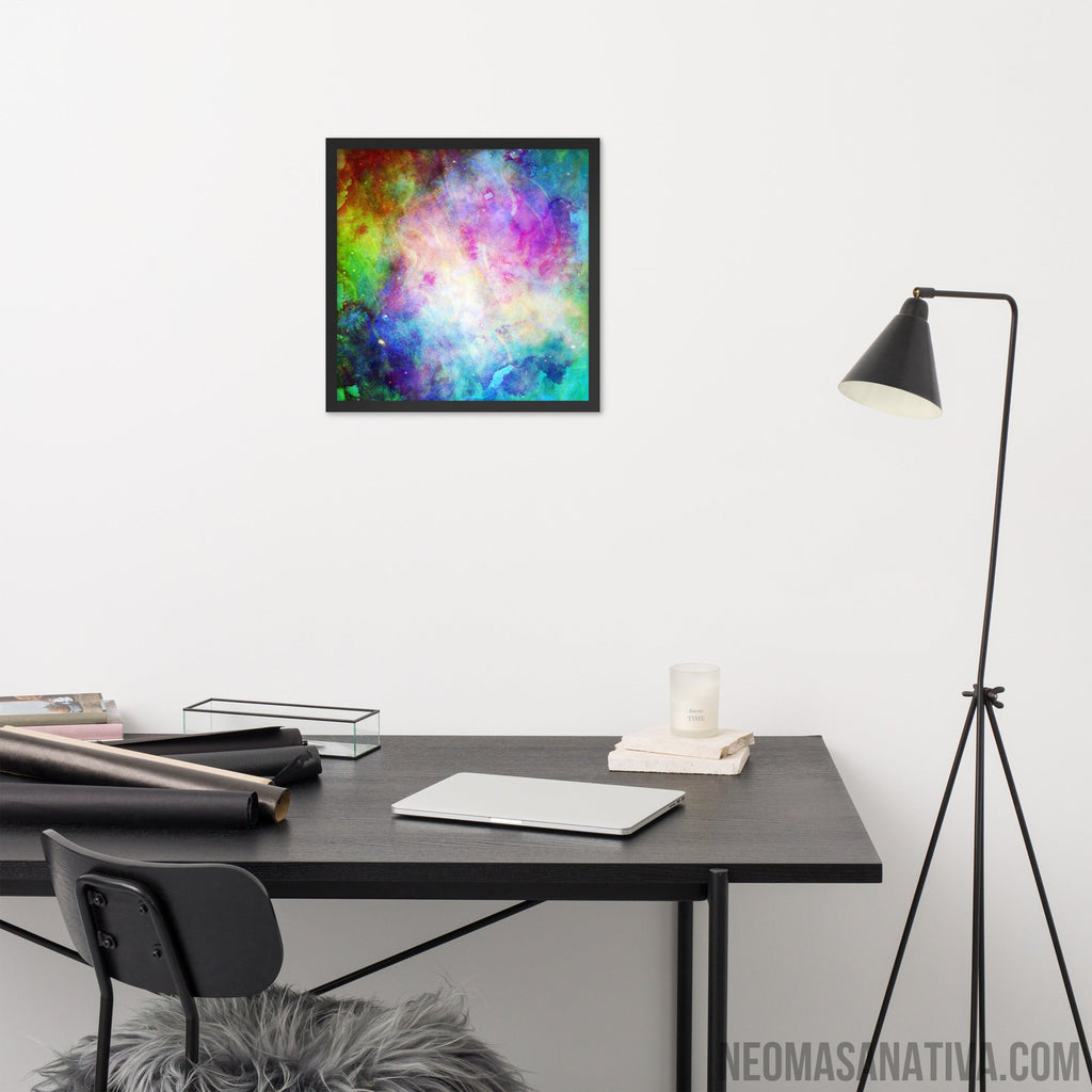 Nautilus Nebula Framed Photo Paper Poster