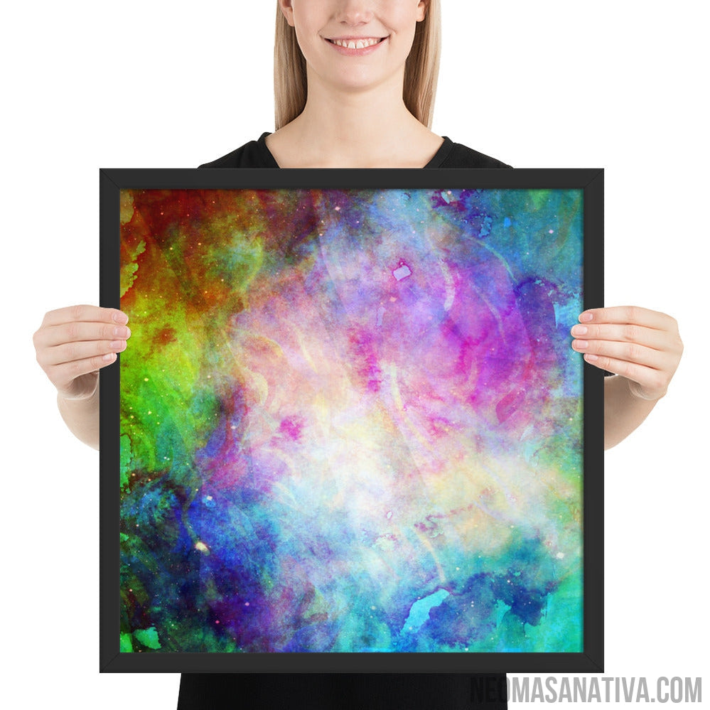 Nautilus Nebula Framed Photo Paper Poster