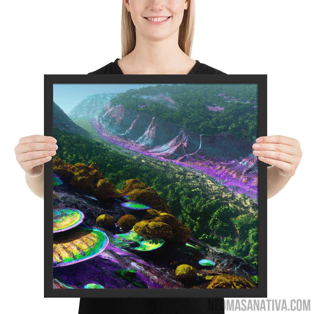 Surface Of Planet Neoma Framed Photo Paper Poster