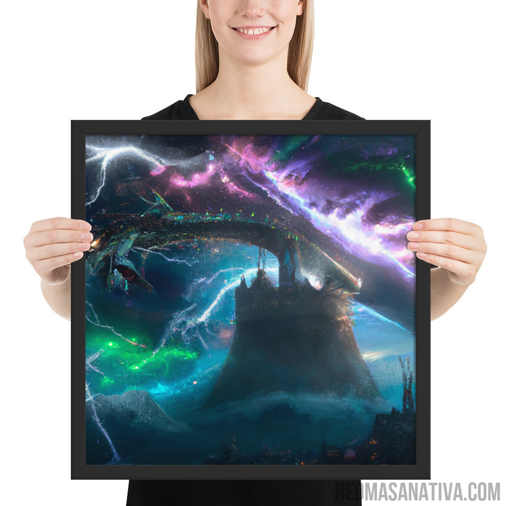 Castle Defender Framed Photo Paper Poster