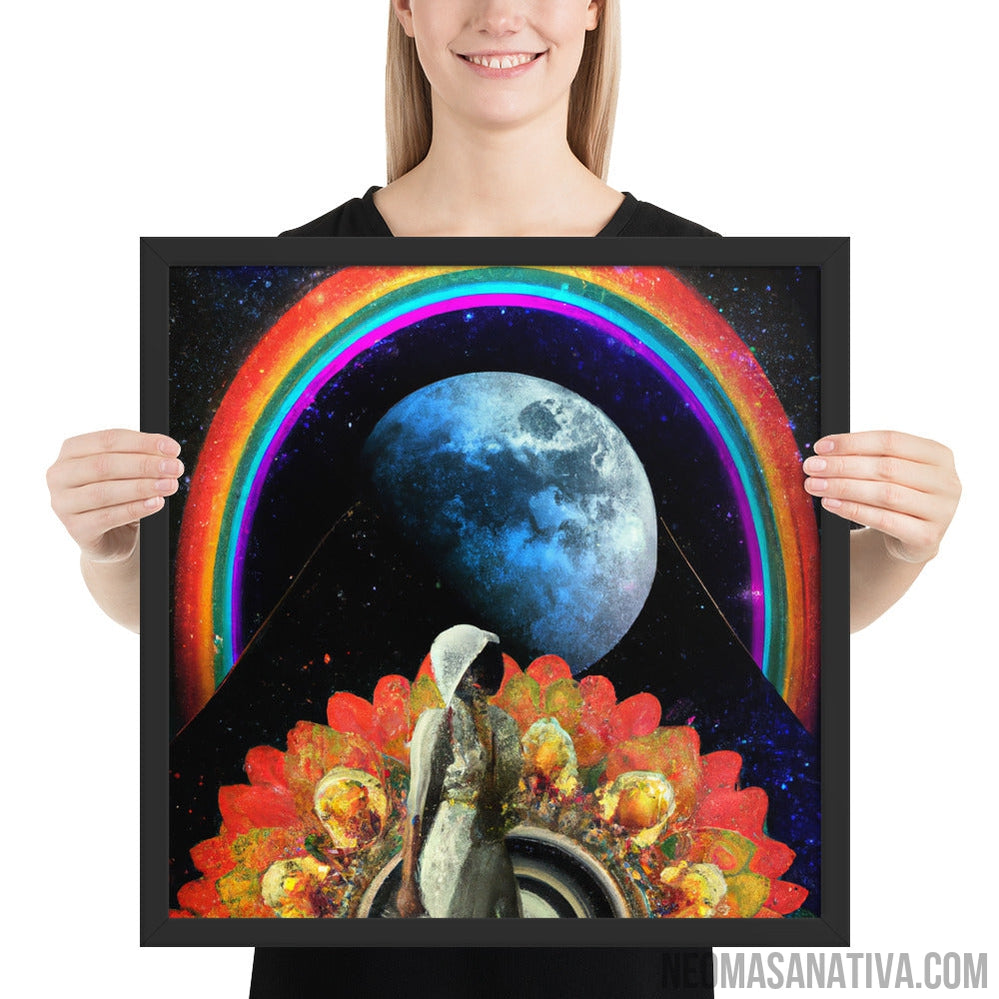 The Sentinel of the Moon Framed Photo Paper Poster