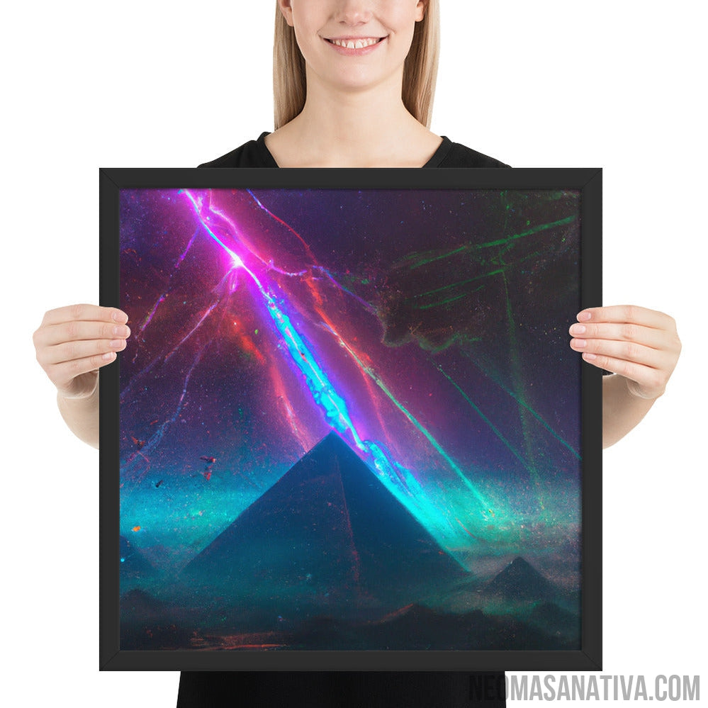 Unlocking The Pyramid Secret Framed Photo Paper Poster