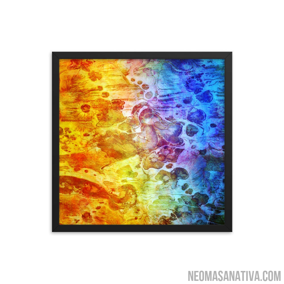 Mapping the Mind Framed Photo Paper Poster