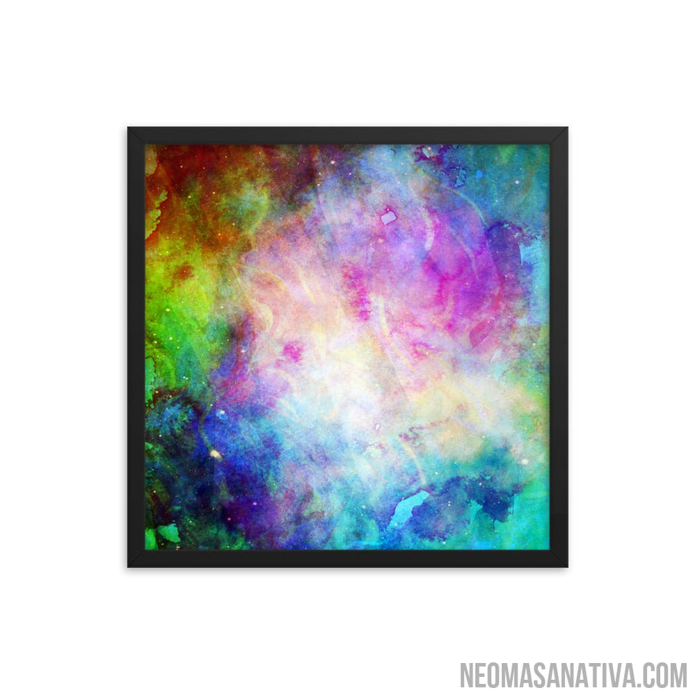 Nautilus Nebula Framed Photo Paper Poster