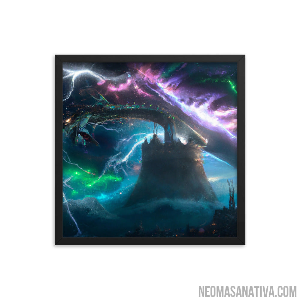 Castle Defender Framed Photo Paper Poster