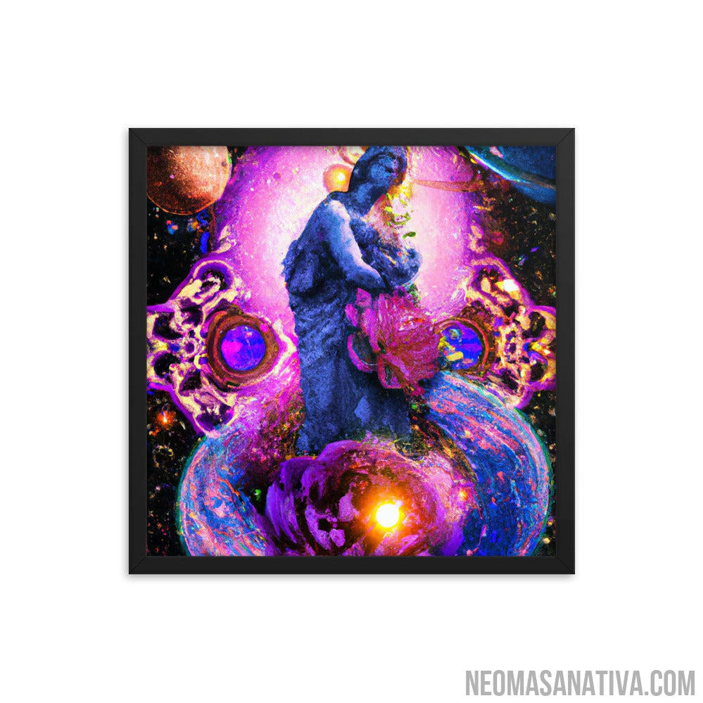Goddess of the Galaxy Framed Photo Paper Poster