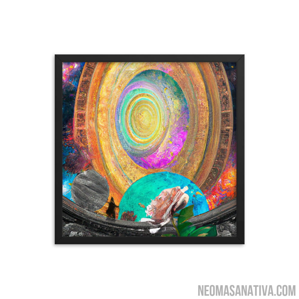 In the Portal Between The Void Framed Photo Paper Poster