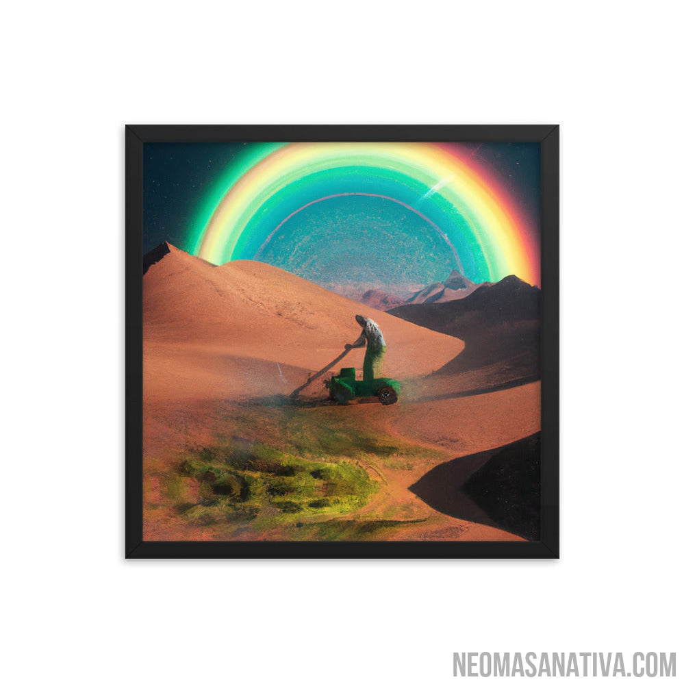 Gardener of the Desert Framed Photo Paper Poster