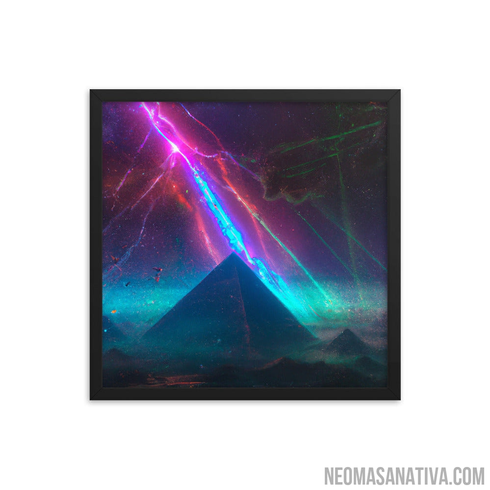 Unlocking The Pyramid Secret Framed Photo Paper Poster