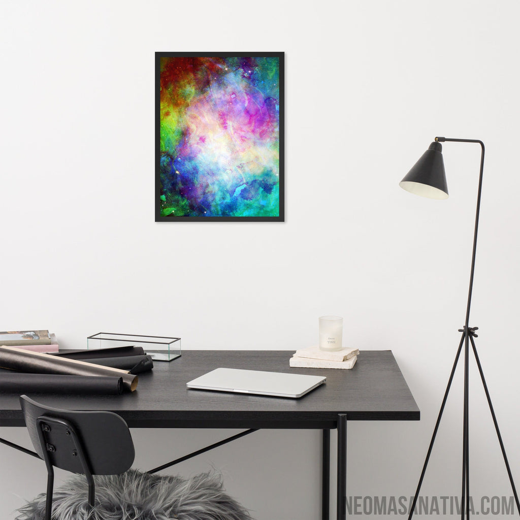 Nautilus Nebula Framed Photo Paper Poster