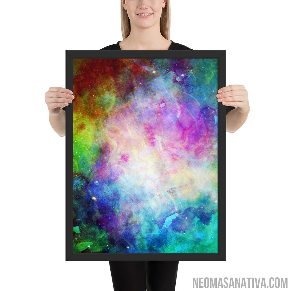 Nautilus Nebula Framed Photo Paper Poster