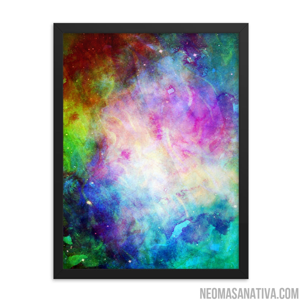 Nautilus Nebula Framed Photo Paper Poster