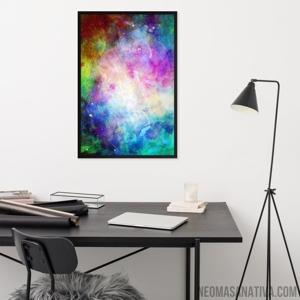 Nautilus Nebula Framed Photo Paper Poster