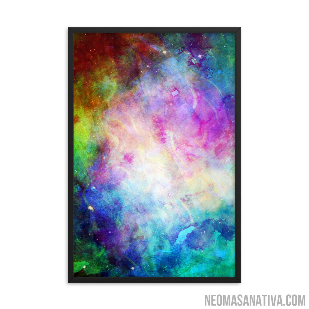 Nautilus Nebula Framed Photo Paper Poster