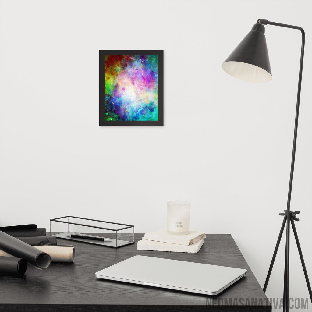 Nautilus Nebula Framed Photo Paper Poster