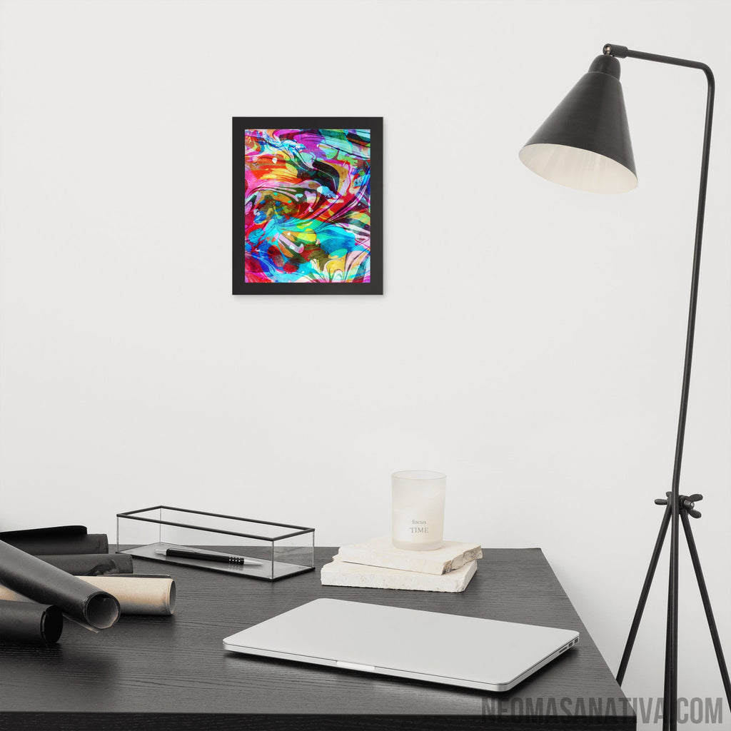 Waves of Vibes Framed Photo Paper Poster