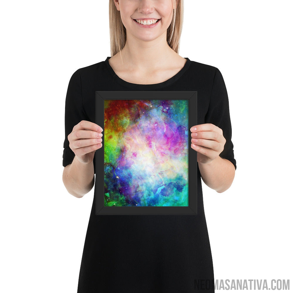 Nautilus Nebula Framed Photo Paper Poster