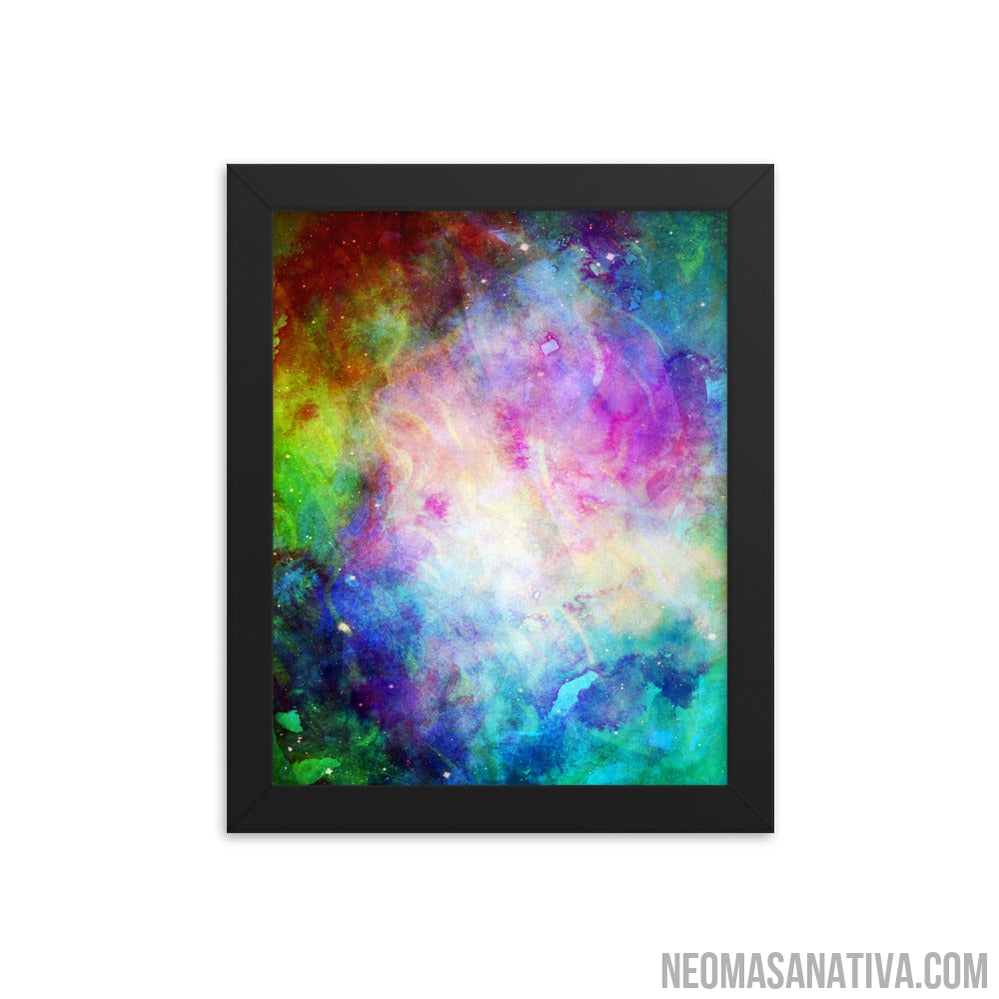 Nautilus Nebula Framed Photo Paper Poster